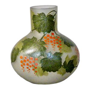 03 LaCroixAuCoq Antiquitesa brocanteur Leune Estimation Achat art-nouveau-vase-enamel-daum-1930 75 77 78 91 92