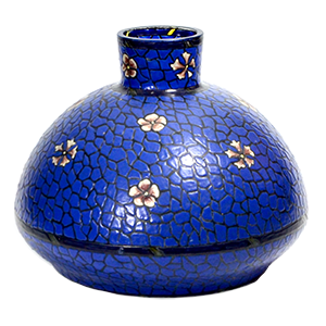 06 LaCroixAuCoq Antiquites brocanteur Leune Estimation Achat art-nouveau-vase-enamel-daum-1930 75 77 78 91 92